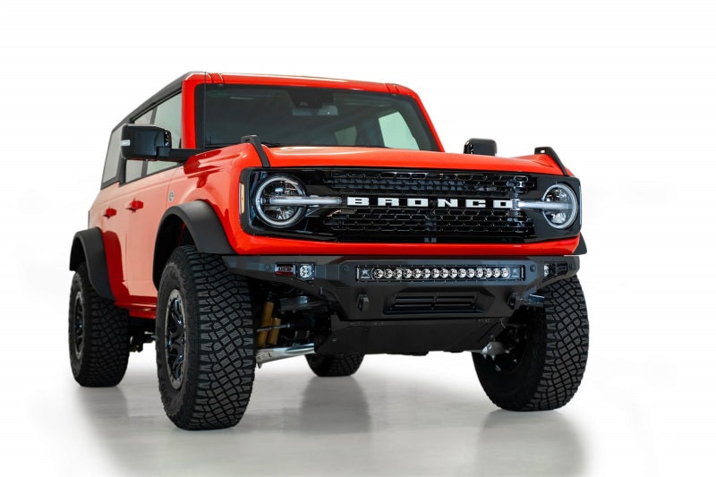 Addictive Desert Designs F230142210103 2021+ Ford Bronco Stealth Fighter Front Bumper w/ Winch Mount