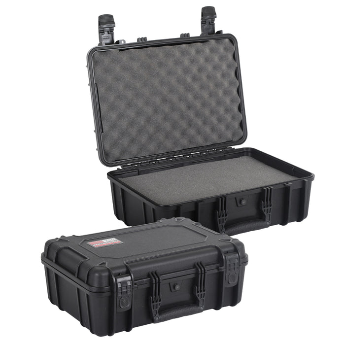 Go Rhino XG181407F XVenture Gear Hard Case w/Foam - Medium 18in. / Lockable / IP67 - Tex. Black
