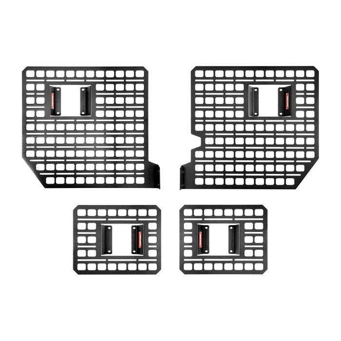 BuiltRight Industries 102005 2015+ Ford F-150 / Raptor Full Bedside Rack - 4pc Set