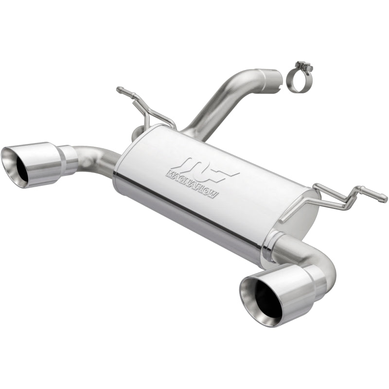 Magnaflow 19385 MagnaFlow 2018+ Jeep Wrangler 3.6L Dual Polished Tip Axle-Back Exhaust