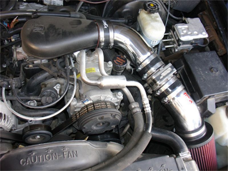 Injen PF7021WB 94-04 S10 Sonoma Jimmy Blazer 4.3L V6 Wrinkle Black Power-Flow Air Intake System