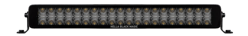 Hella 358176401 Universal Black Magic 21in Double Light Bar - Driving Beam