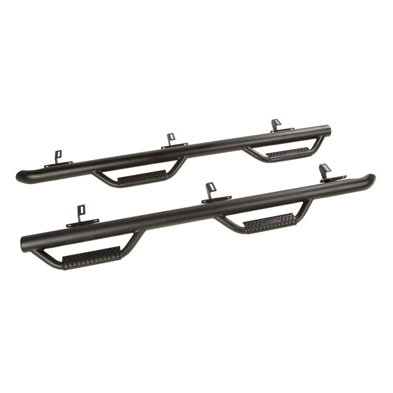 Rugged Ridge 11596.02 Spartan Nerf Bar Textured Black 07-18 Jeep Wrangler JKU 4 Door