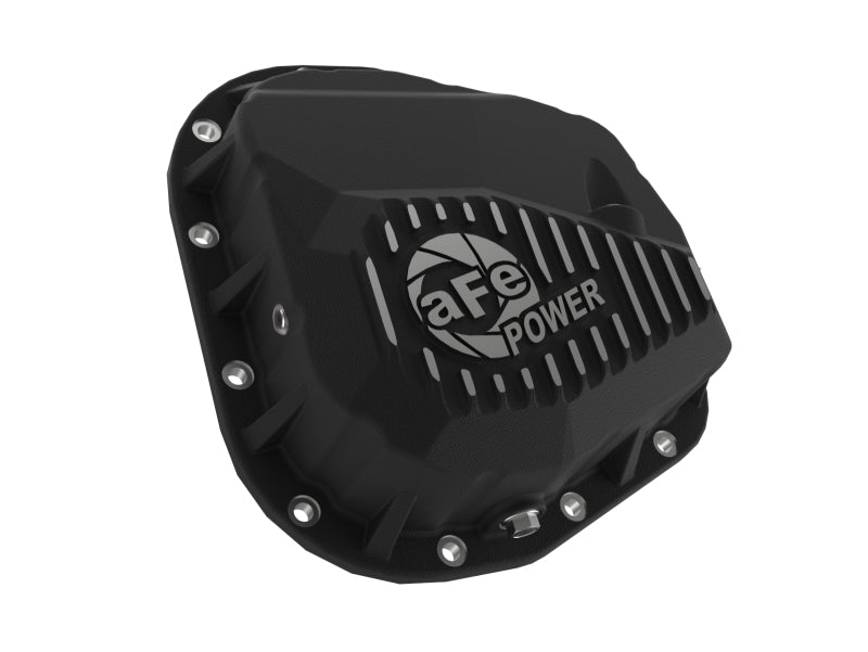 aFe 46-71320B 97-23 Ford F-150 Pro Series Rear Differential Cover Black w/ Machined Fins