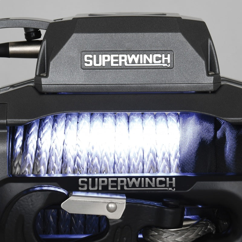 Superwinch 1710201 10000 LBS 12V DC 3/8in x 80ft Synthetic Rope SX 10000 Winch