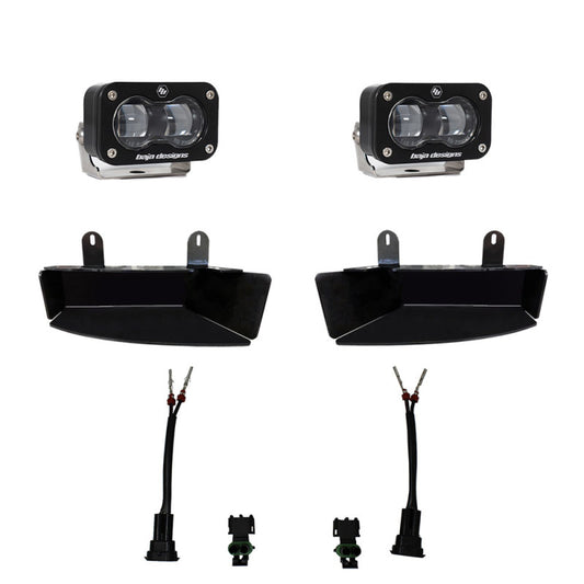 Baja Designs 448165 19-22 Dodge RAM 2500/3500 S2 SAE Fog Pocket Light Kit - Clear