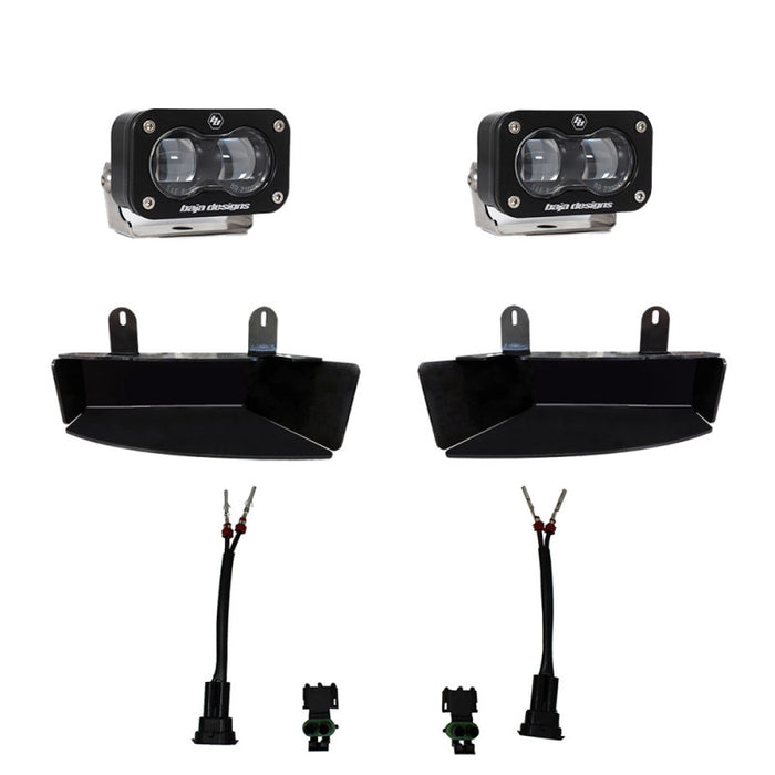 Baja Designs 448165 19-22 Dodge RAM 2500/3500 S2 SAE Fog Pocket Light Kit - Clear