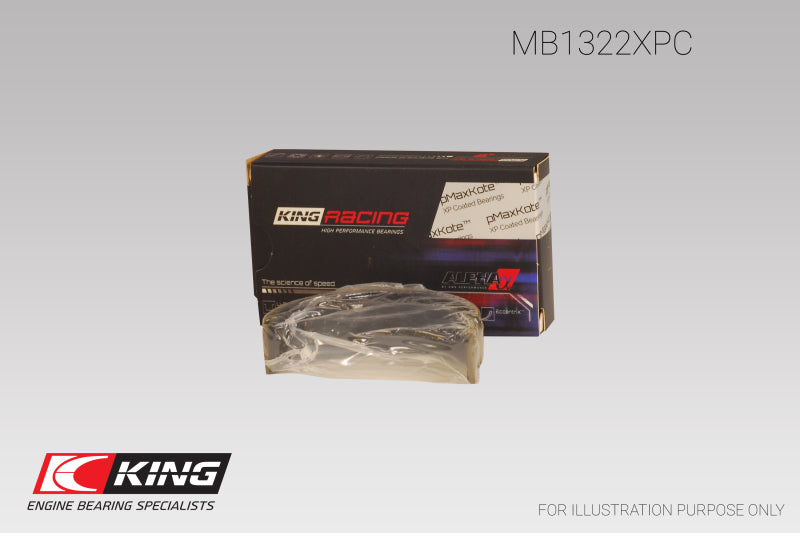 King Engine Bearings MB1322XPC0.25 King VW V8/V10 R8/RS6/Huracan (Size 0.25) pMaxKote Coated Main Bearing Set - Size +0.25mm