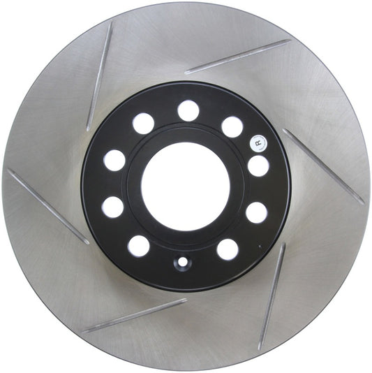 Stoptech 126.33110SR StopTech Power Slot 05-10 VW Jetta (except Wagon) Front Right Slotted Rotor