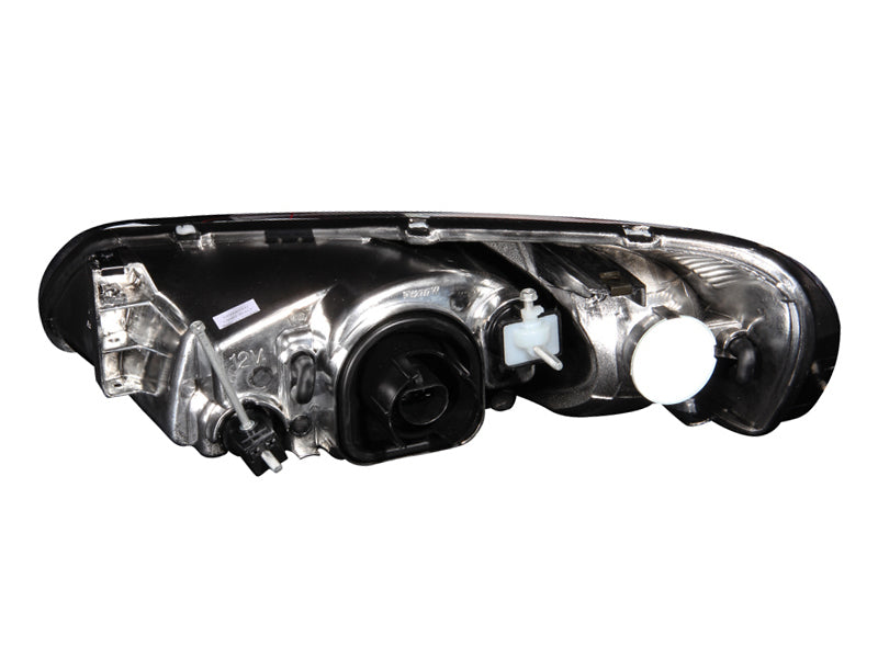 ANZO 121026 2001-2004 Dodge Stratus Crystal Headlights Black