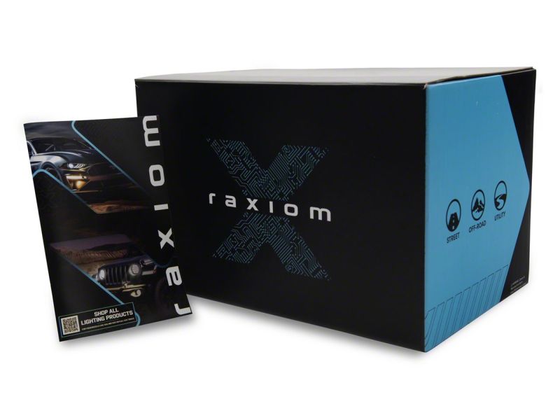 Raxiom T551342 04-08 Ford F-150 Axial Series OEM Style Replacement Headlights- Chrome Housing- Smoked Lens