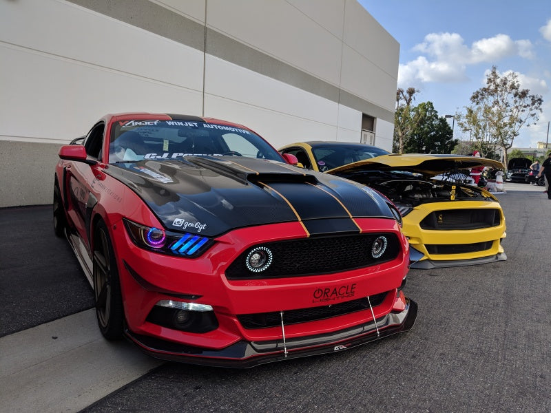 ORACLE Lighting 1335-332 Oracle 15-17 Ford Mustang V6/GT/Shelby Dynamic DRL w/ Halo Kit - ColorSHIFT - Dynamic
