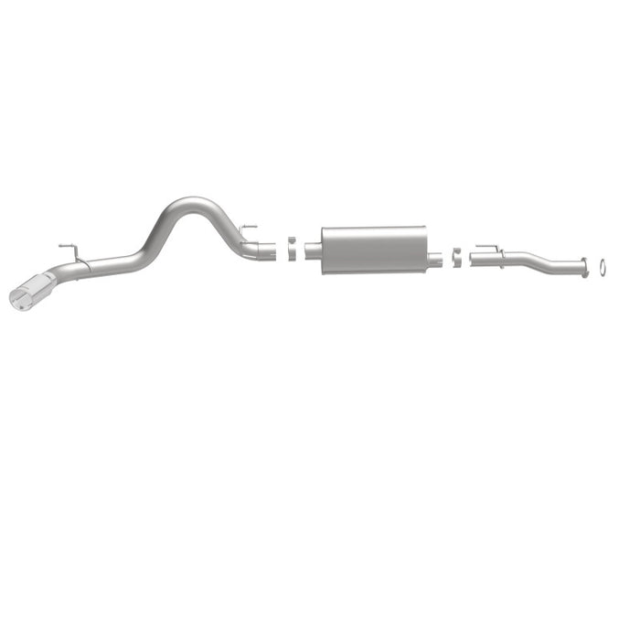 Magnaflow 19291 MagnaFlow Cat-Back 2016 Toyota Tacoma 3.5L V6 SS 3in Single Pass Side Exit Rear 4in Tip