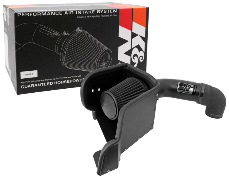 K&N Engineering 71-1561 K&N 09-13 Dodge RAM 1500 Pickup 5.7L V8 / 11-13 RAM 1500 5.7L V8 Black Performance Intake Kit