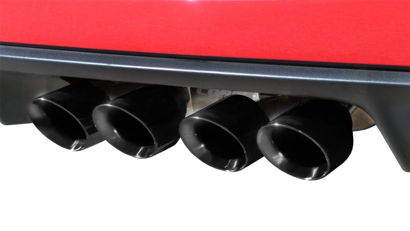 CORSA Performance 14470BLK Corsa 2009-2013 Xtreme Axle-Back Exhaust w/Dual Black 3.5in Tips 09-13 Chevrolet Corvette C6 6.2L V8