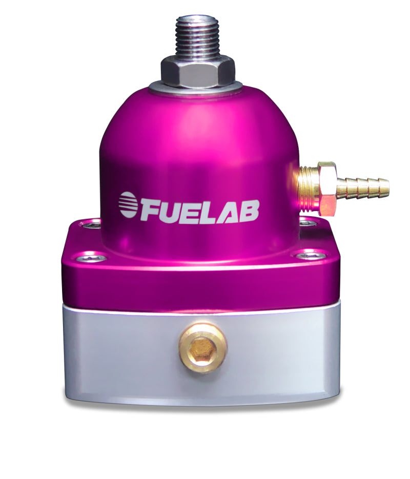 Fuelab 51502-4 515 EFI Adjustable FPR 25-90 PSI (2) -6AN In (1) -6AN Return - Purple