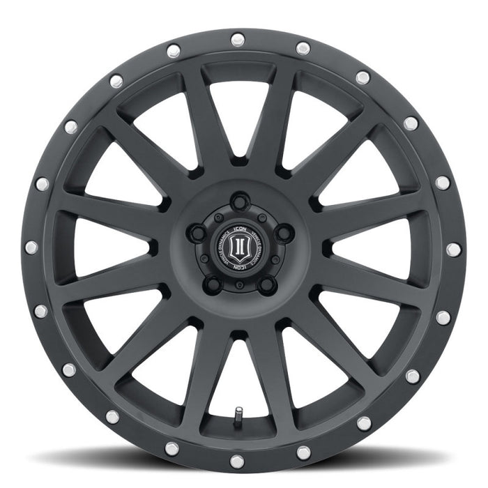 ICON 2020108347SB Compression 20x10 6x5.5 -19mm Offset 4.75inBS Satin Black Wheel