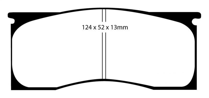 EBC DP31157C 65-69 Dodge Dart 2.8 Redstuff Front Brake Pads