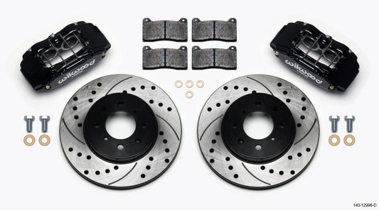 Wilwood 140-12996-D DPHA Front Caliper & Rotor Kit Drilled Honda / Acura w/ 262mm OE Rotor