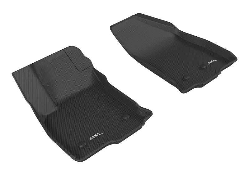 3D MAXpider L1CH07911509 2016-2019 Chevrolet Volt Kagu 1st Row Floormat - Black