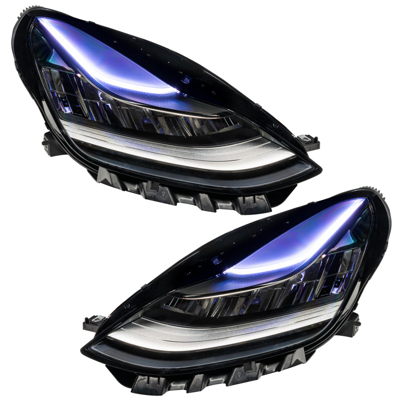 ORACLE Lighting 1286-335 Oracle 17-21 Tesla Model 3 Headlight DRL Upgrade Kit - ColorSHIFT w/ BC1 Controller SEE WARRANTY