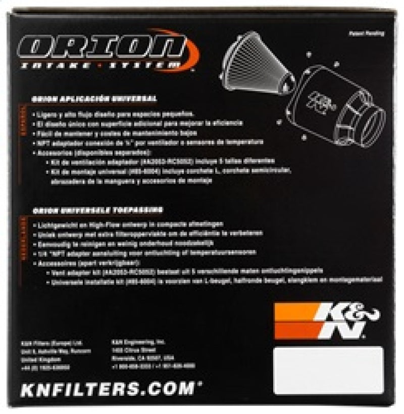K&N Engineering 54-5000 K&N Orion Universal Air Cleaner Assembly