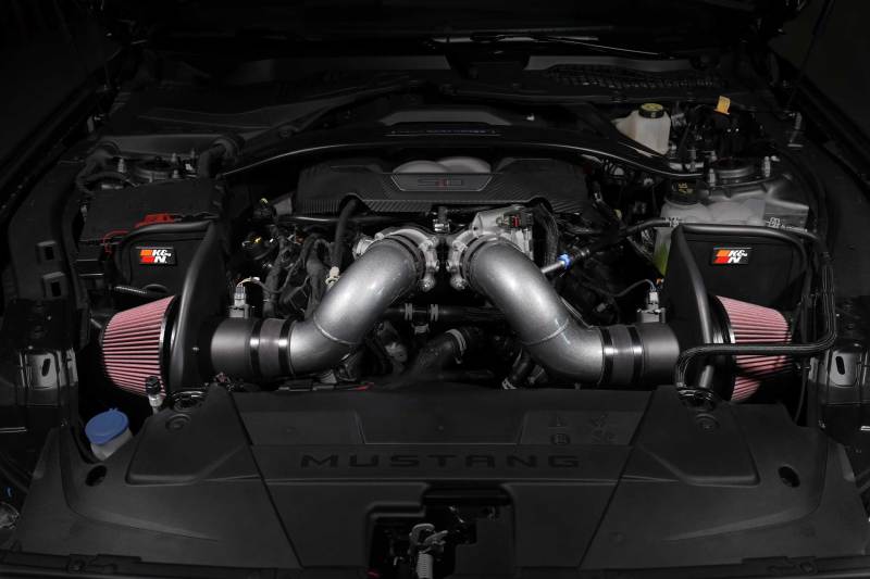 K&N Engineering 69-3541TC K&N 2024+ Ford Mustang V8 5.0L Typhoon Performance Air Intake System