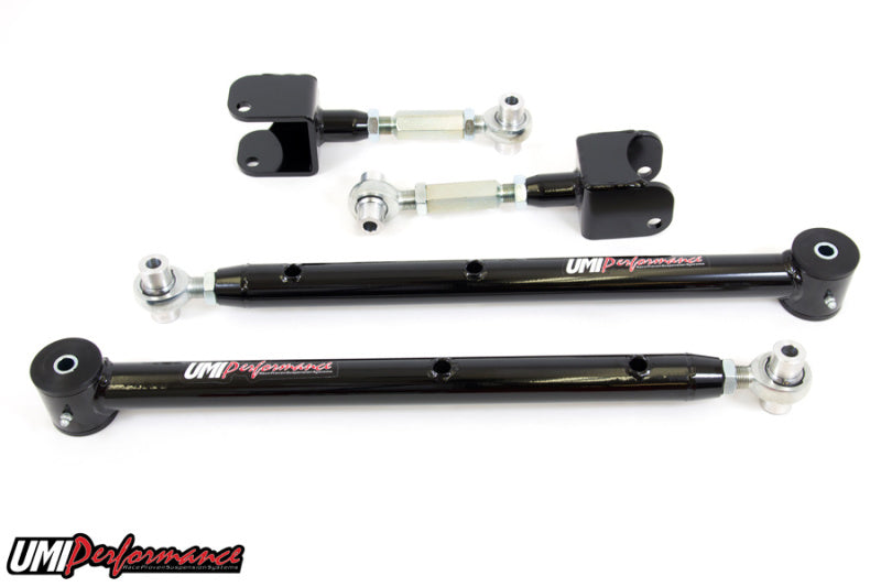 UMI Performance 301417-B 78-88 GM G-Body Adjustable Upper & Lower Control Arm Kit