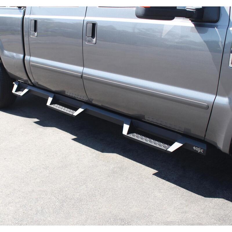 Westin 56-534015 99-16 Ford F-250/350/450/550 CC (6.75ft Bed) HDX Drop Whl to Whl Nerf Step Bars - Text Blk