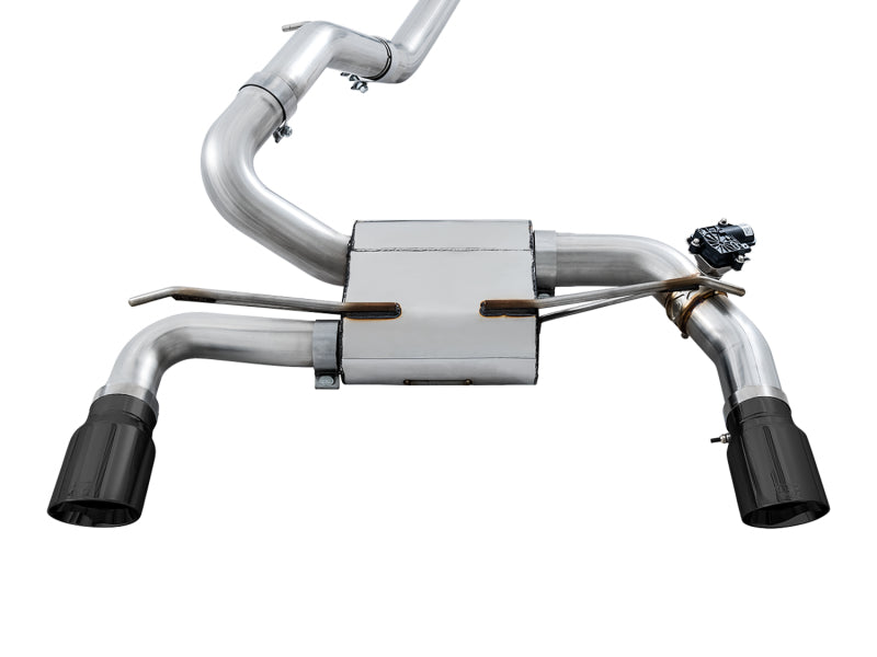 AWE Tuning 3025-33024 Ford Focus RS SwitchPath Cat-back Exhaust - Diamond Black Tips