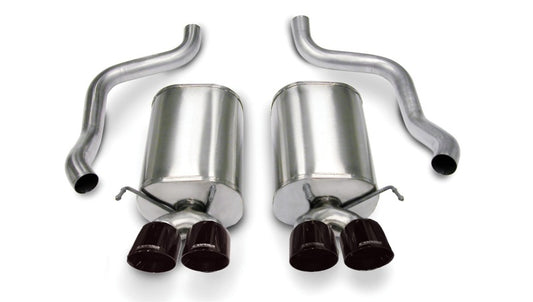 CORSA Performance 14169BLK Corsa 2005-2007 Chevrolet Corvette C6 6.0L V8 Black Sport Axle-Back Exhaust