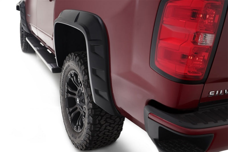 Bushwacker 40944-02 2019 Chevrolet Silverado 1500 w/ 69.3in Fleetside Bed DRT Style Flares 4pc - Black