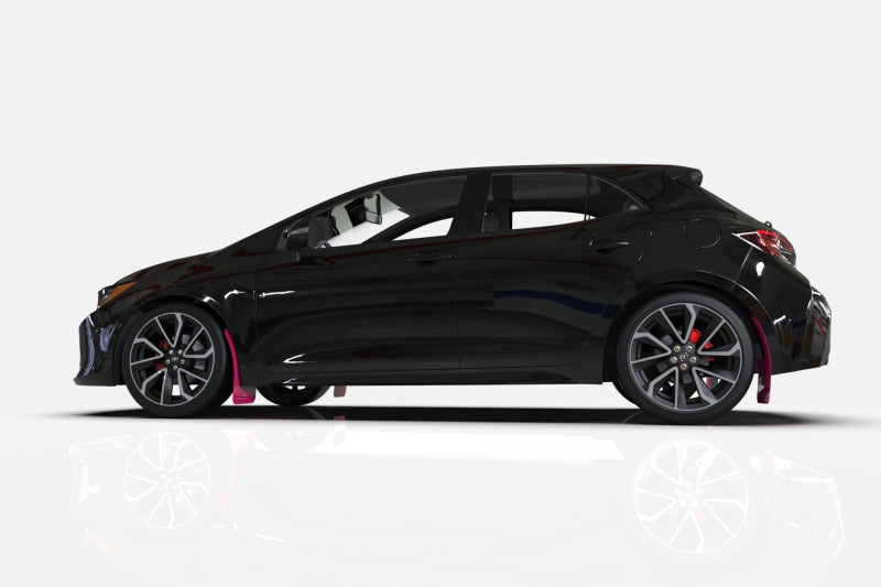 Rally Armor MF6-BCE22-PK/BLK 08-11 Subaru Impreza & 08-10 WRX (Hatch/Sedan) Pink Mud Flap BCE Logo