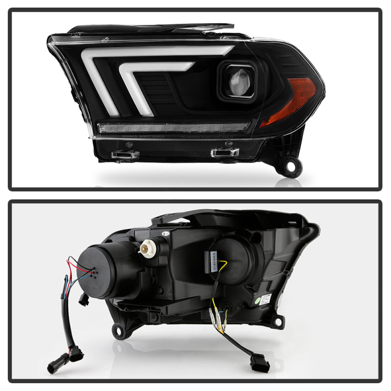 SPYDER 5088284 Spyder Dodge Durango 11-13 Halogen Model Only Projector Headlights - Black PRO-YD-DDU11SI-BK