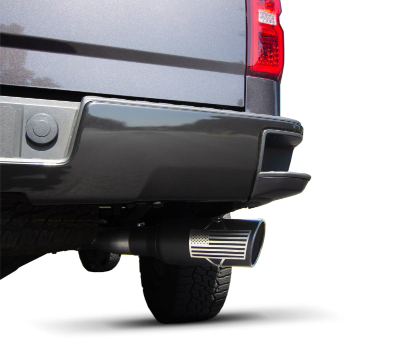 Gibson 70-0003 15-18 Chevrolet Silverado 1500 LS 5.3L 4in Patriot Series Cat-Back Single Exhaust - Stainless