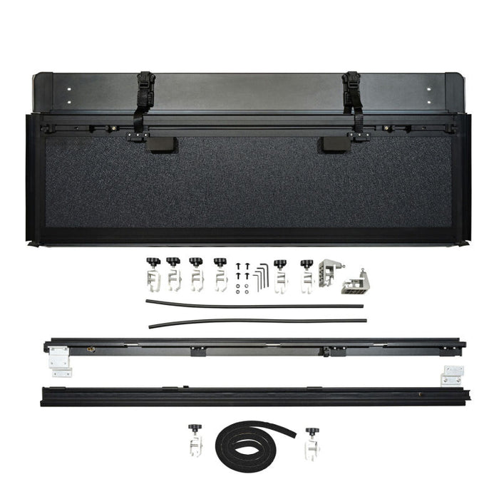 Westin 19-44545 14-19 Chevrolet/GMC 1500/2500/3500 6ft. 7in. Bed Hard Tri-Fold Tonneau Cover - Black