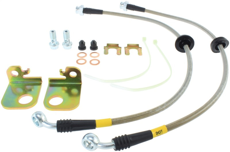 Stoptech 950.62004 StopTech 04-06 Pontiac GTO Stainless Steel Front Brake Line Kit