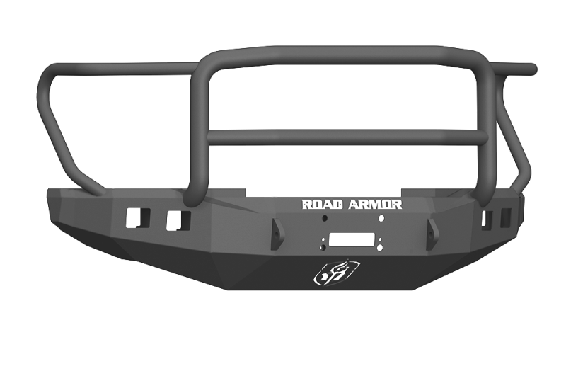 Road Armor 61745B 17-20 Ford F-250 Stealth Wide Fender Front Winch Bumper w/Lonestar Guard - Tex Blk