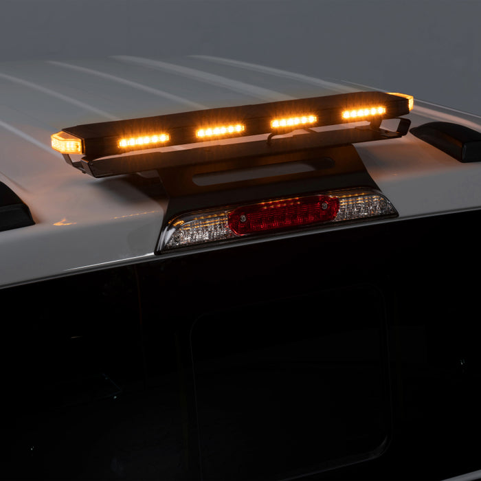Putco 950224 24In Universal 24In Tri Color Hornet Light (Amber/Blue/White) - LED Stealth Rooftop Strobe Bar