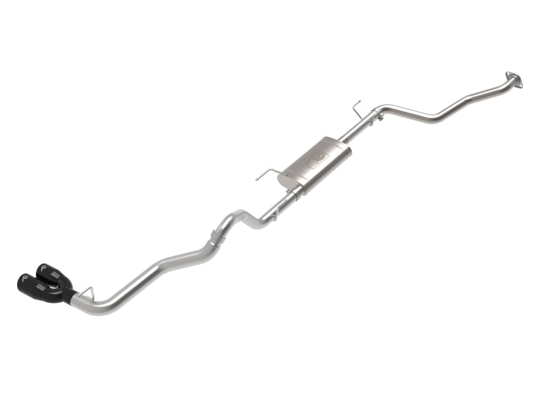 aFe 49-36074-B 2024 Toyota Tacoma L4 2.4L Vulcan Series 2.5-3in 304 SS Steel Cat-Back Exhaust w/Black Tips