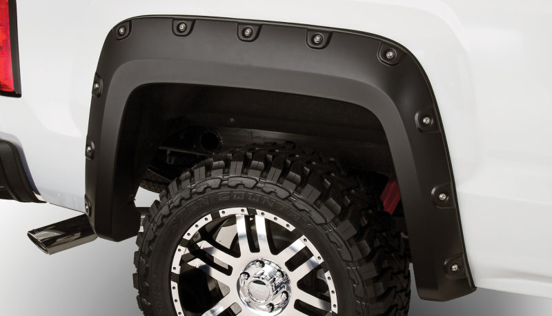 Bushwacker 40928-02 07-13 GMC Sierra 1500 Fleetside Boss Pocket Style Flares 4pc 78.7/97.6in Bed - Black