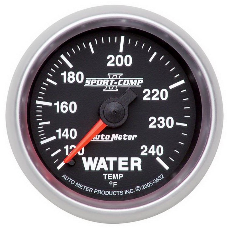 Autometer ATM3632 2-1/16in S/C II Water Temp. Gauge 120-240