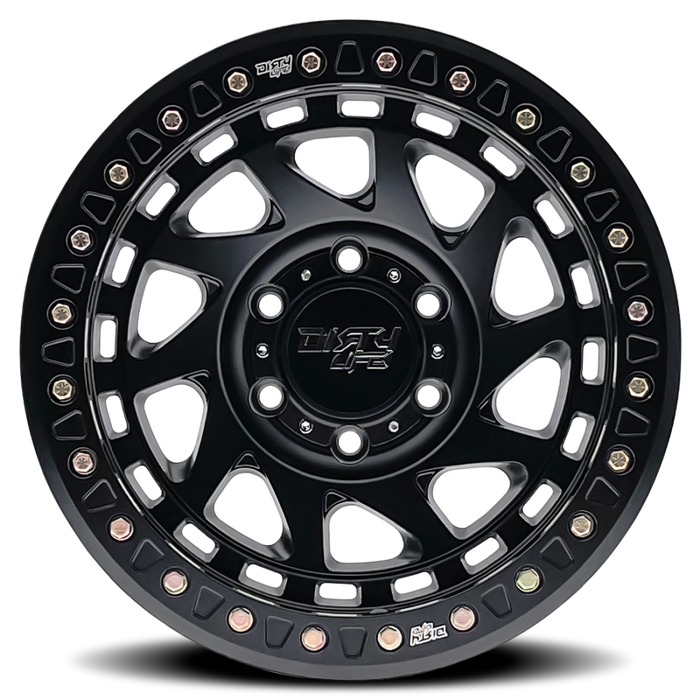Dirty Life 9313-7973MB12 9313 Enigma Race 17x9 / 5x127 BP / -12mm Offset / 78.1mm Hub Matte Black Wheel