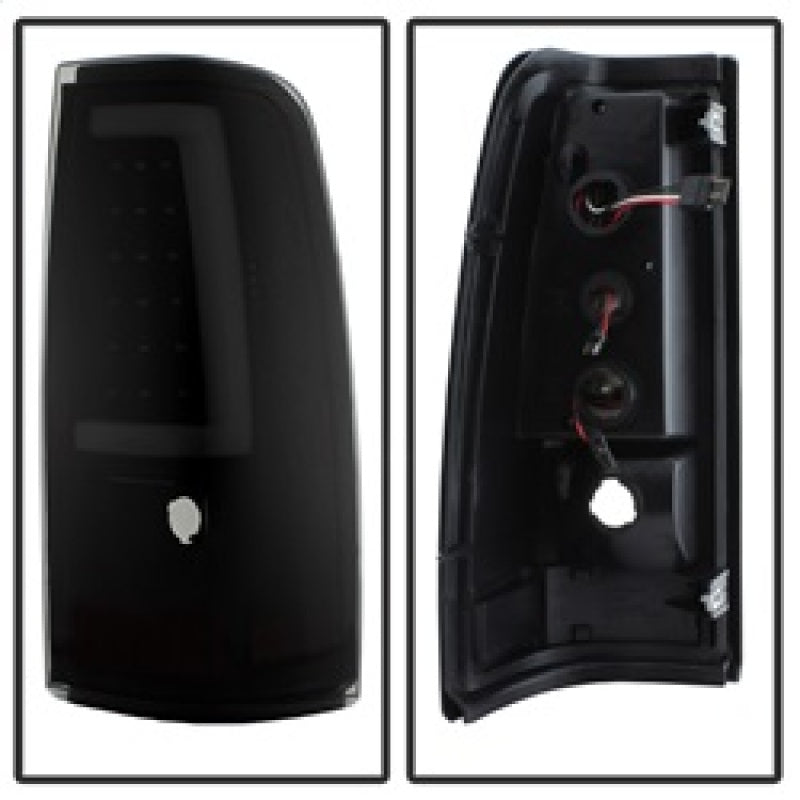 SPYDER 9038778 xTune Chevy Silverado 1500/2500/3500 99-02 Version 3 Tail Lights Black Smoke ALT-ON-CS99V3-LBLED-BSM