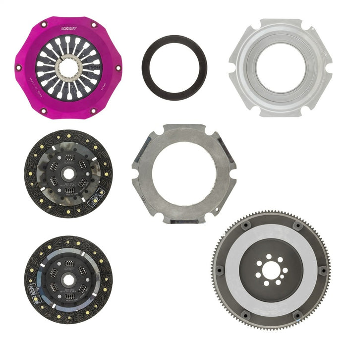 Exedy MM062SDF 08-15 Mitsubishi Evo X 4B11T 2.0L Twin-Organic Clutch Kit