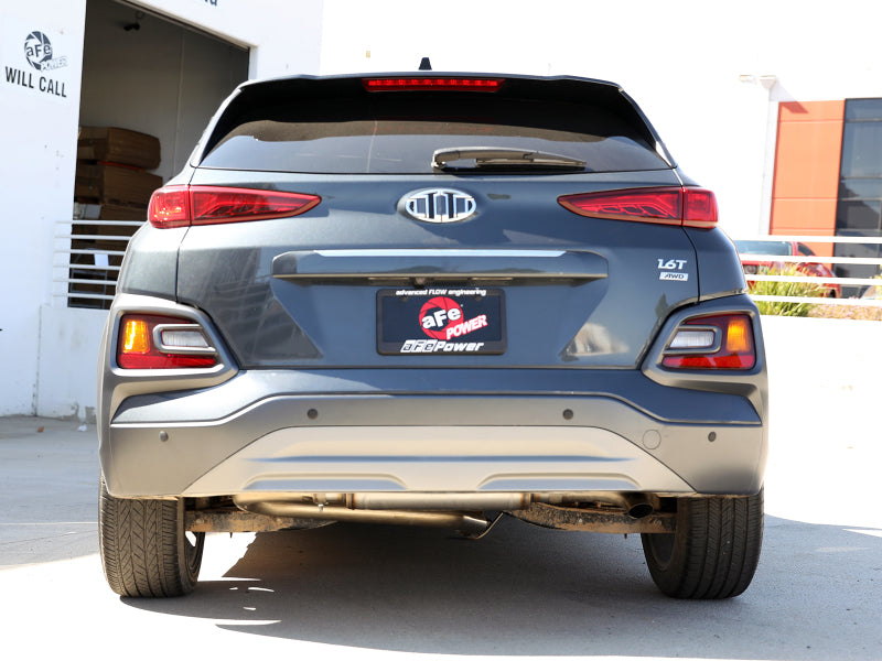aFe 49-37017 Takeda 2-1/2in 304 SS Axle-Back Exhaust 18-21 Hyundai Kona L4 1.6L (t)