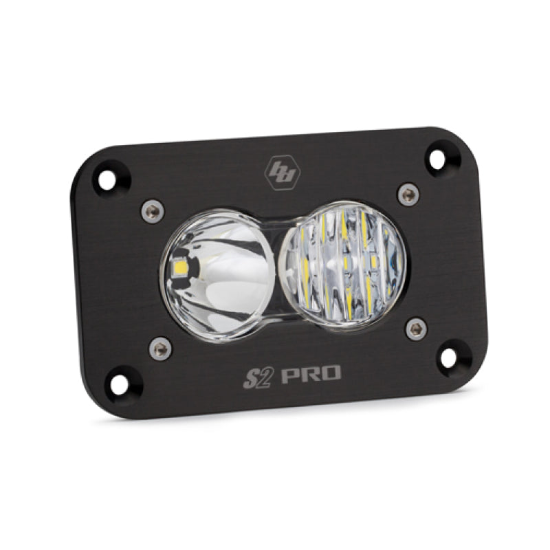 Baja Designs 481003 S2 Pro Flush Mount Driving Combo Pattern LED Work Light - Clear