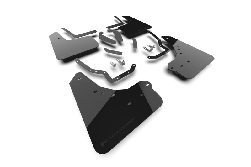 Rally Armor MF148-UR-BLK-MBK 2025+ Toyota 4Runner Black UR Mud Flap w/ Metallic Black Logo