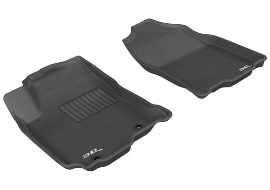 3D MAXpider L1TY12711509 2013-2018 Toyota RAV4/RAV4 Hybrid Kagu 1st Row Floormat - Black