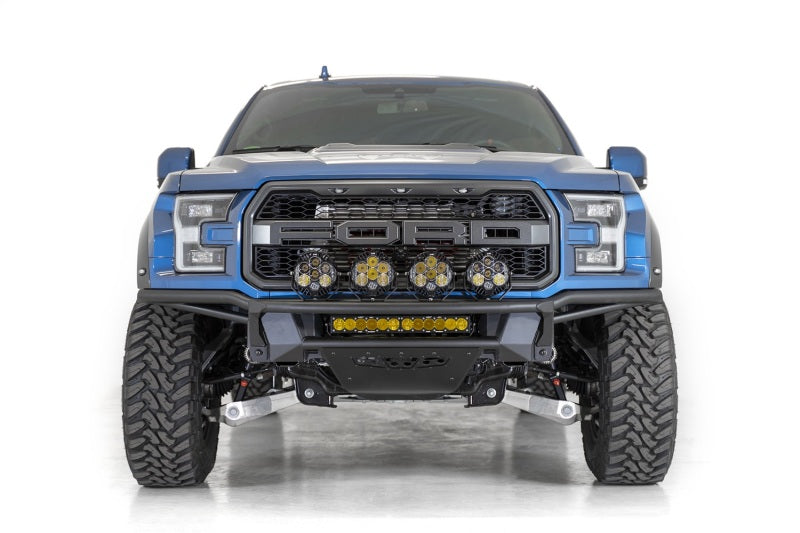 Addictive Desert Designs L1157021701NA 17-20 Ford Raptor Pro Bolt-On Front Bumper - Hammer Black